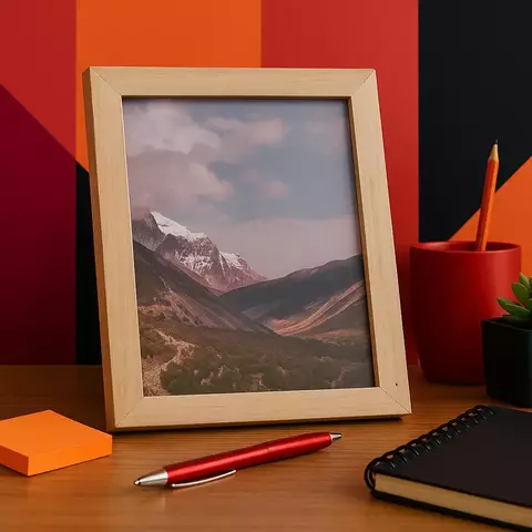 Cuadro de Madera Natural 18x23 - comprar online