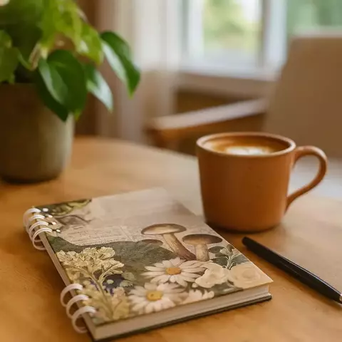 Cuaderno A5 Collage botánico - comprar online