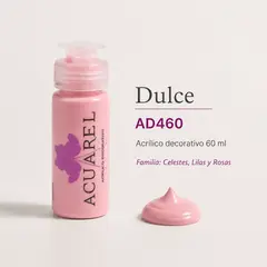 Imagen de Acrilicos Acuarel 60 ml - Familia Celestes, Lilas y Rosas