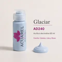 Acrilicos Acuarel 60 ml - Familia Celestes, Lilas y Rosas - comprar online