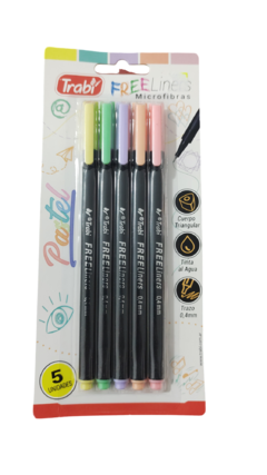 Microfibras Trabi Pastel Free Liners x5