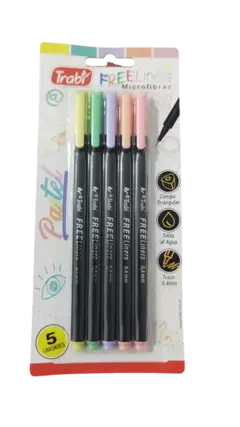 Microfibras Trabi Pastel Free Liners x5 - comprar online