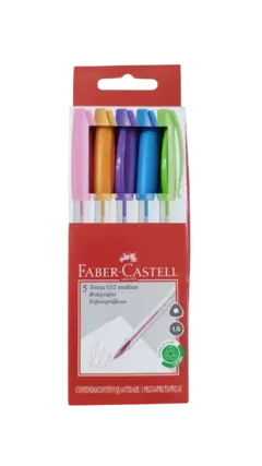 Bolígrafos Trilux Faber Castell x5 - comprar online