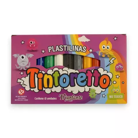 Plastilina Tintoretto – Caja x10 Barritas
