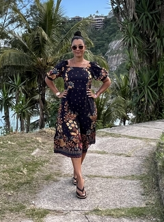 Vestido manga princesa - loja online