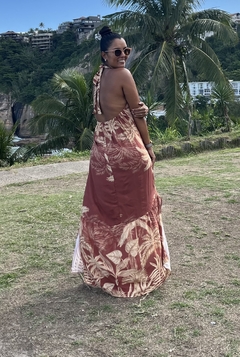 Vestido coqueiro de amarrar - comprar online