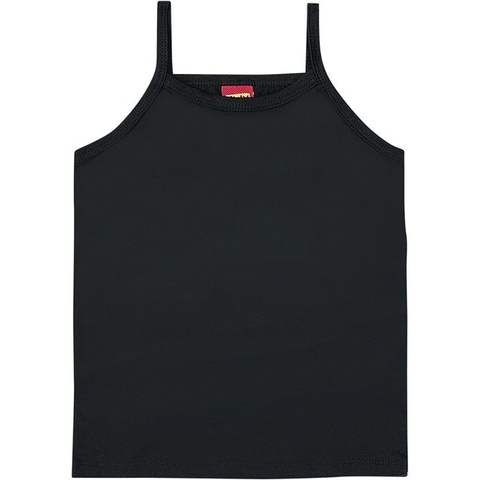 Regata Em Cotton Kyly Preto