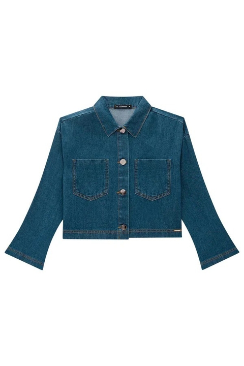 Jaqueta Boxy em Jeans Arkansas Lilimoon