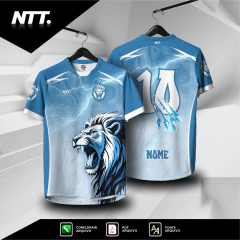 ARTE CAMISA INTERCLASSE LEÃO AZUL