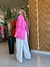 Imagem do Conjunto camisa e cropped trabalhados na laise