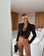 Blazer cropped com botões metalizados - Luana Lamaro Closet