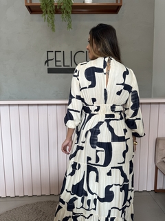 Vestido Decote Túnel - Felicitá Modas