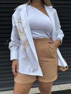 Camisa Oversize Bordado