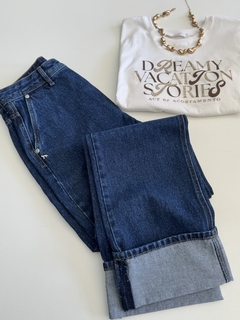 Calça Jeans Straight na internet