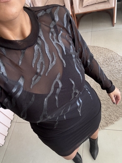 Vestido Tule ACT - Felicitá Modas