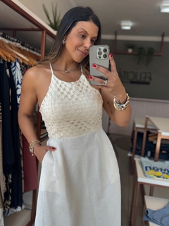 Vestido Midi Rendado - comprar online