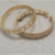 ARGOLA CRAVEJADA COM ZIRCONIA