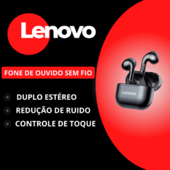 Fone de ouvido sem fio Lenovo LP40 TWS Bluetooth 5.0 na internet