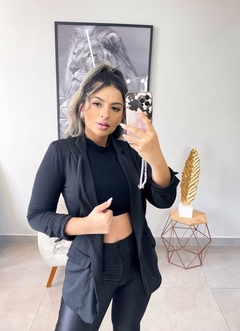 Blazer de malha Confort