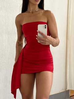 vestido lara vermelho