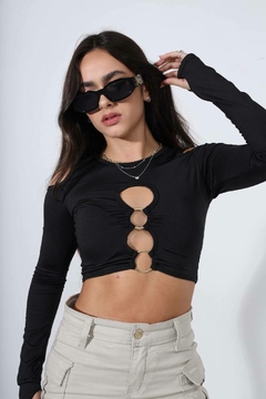 cropped ravena preto - comprar online