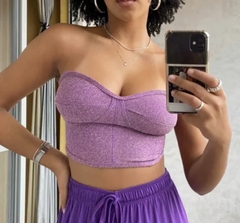 corset roxo PP