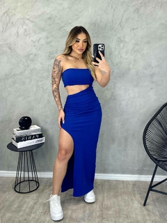 vestido kiara azul