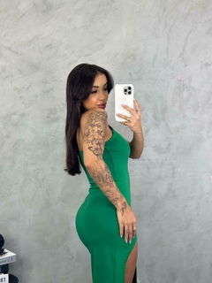vestido mavi verde