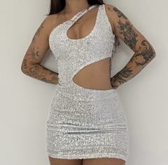 vestido paetê