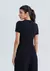 Blusa Feminina Manga Curta Slim Em Ribana - Preto na internet