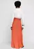 Saia Midi Ampla Em Viscose - Laranja - comprar online