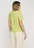 Camiseta Decote Redondo Reta Em Algodão Estampada - Verde - comprar online