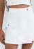 Shorts Saia Feminino Cargo Em Sarja - Off white - comprar online