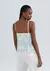 Regata Feminina Estampada Halter Neck - Verde na internet