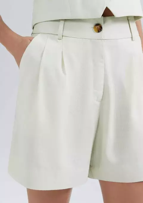 Shorts Feminino Cintura Alta Eco - Verde