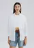 Camisa Feminina Ampla Manga Longa - Off white