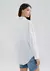 Camisa Feminina Ampla Manga Longa - Off white - Keylla Closet