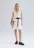 Colete Cropped Feminino Em Tricô Leve - Creme