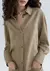Camisa Feminina Manga Longa Eco - Caqui - comprar online