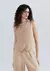 Colete Feminino Decote V - Bege - comprar online