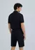 Bermuda Básica Masculina Chino Reta Em Sarja - Preto - comprar online