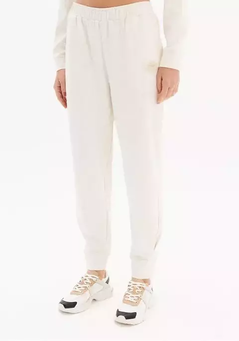 Calça Jogging Cintura Alta Com Linho