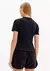 Blusa T-shirt Baby Look Manga Curta Enfeite Frontal - Keylla Closet