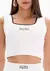 Blusa Cropped De Alças Com Estampa Localizada - comprar online