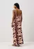 Vestido Detalhe Corda Estampado Calle - comprar online