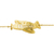 Pulseira Chapinha Avião - Ouro 18K