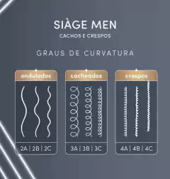 Óleo Capilar Eudora Siàge Men Cachos e Crespos, 100ml na internet