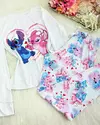 Pijama Inverno Stitch Casal