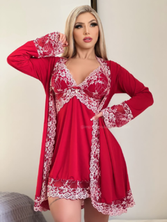 Kit Camisola Luxo com Calcinha Tanga - comprar online