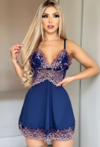 Camisola Luxo com Calcinha Regulável